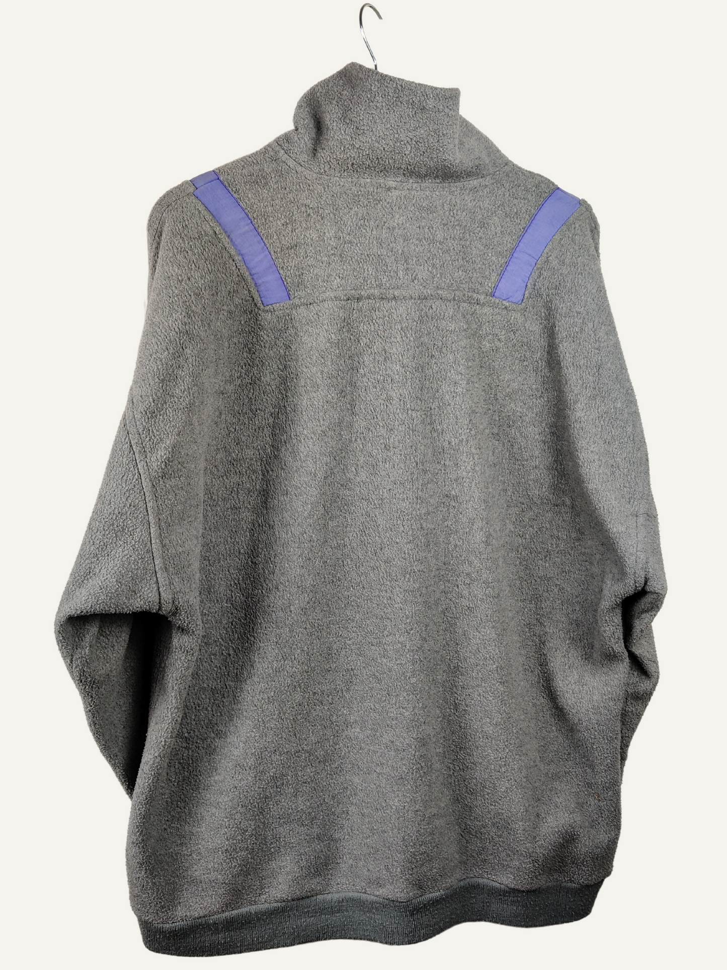 90s Vintage 1/4 Button Fleece Sweatshirt