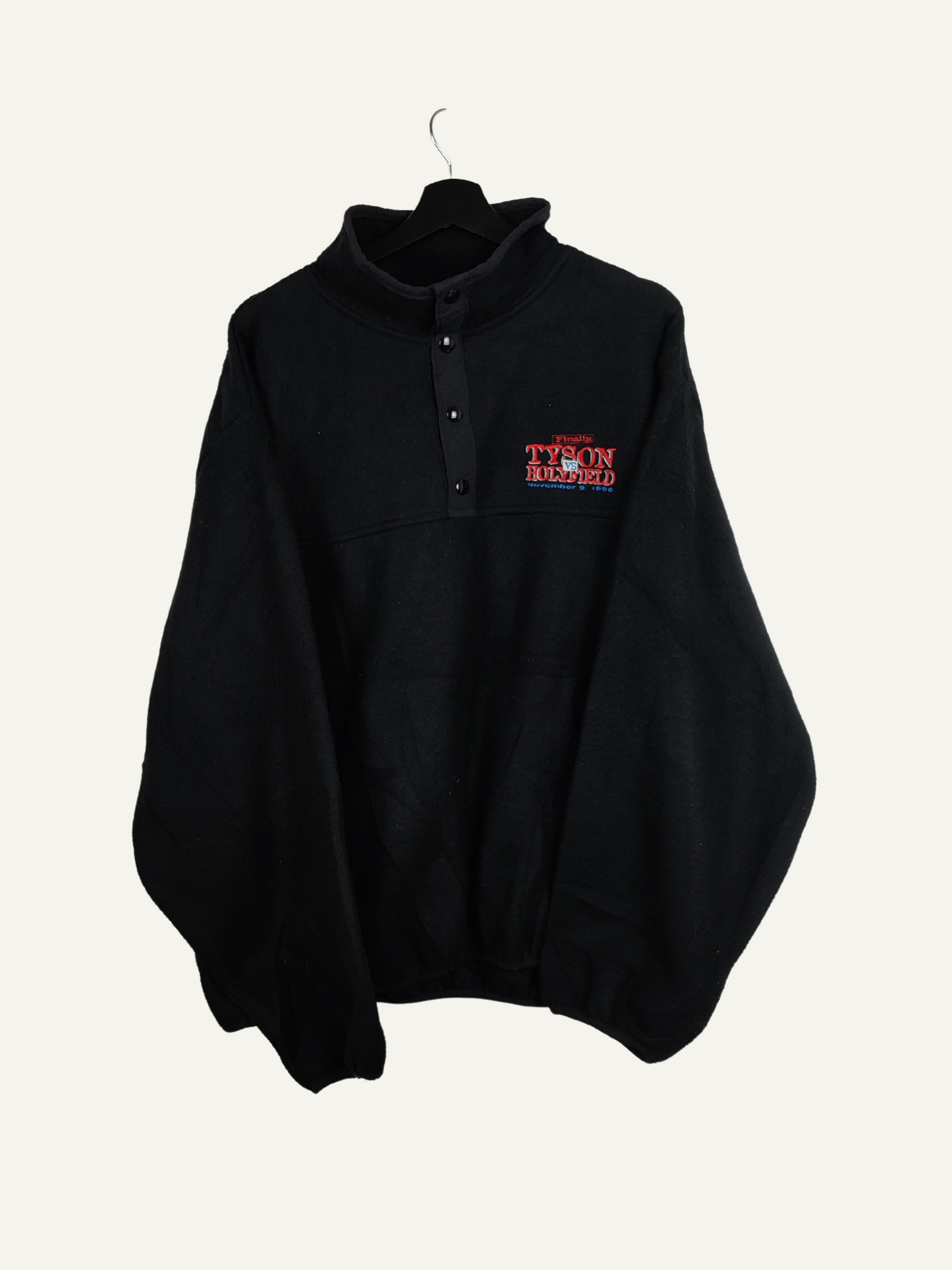 90s Fleece 1/4 Button Pullover "Tyson vs. Holyfield"