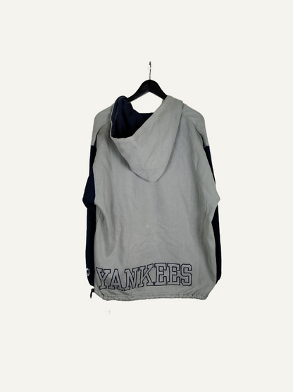 Yankees 90s Back Logo Oversized Hoodie